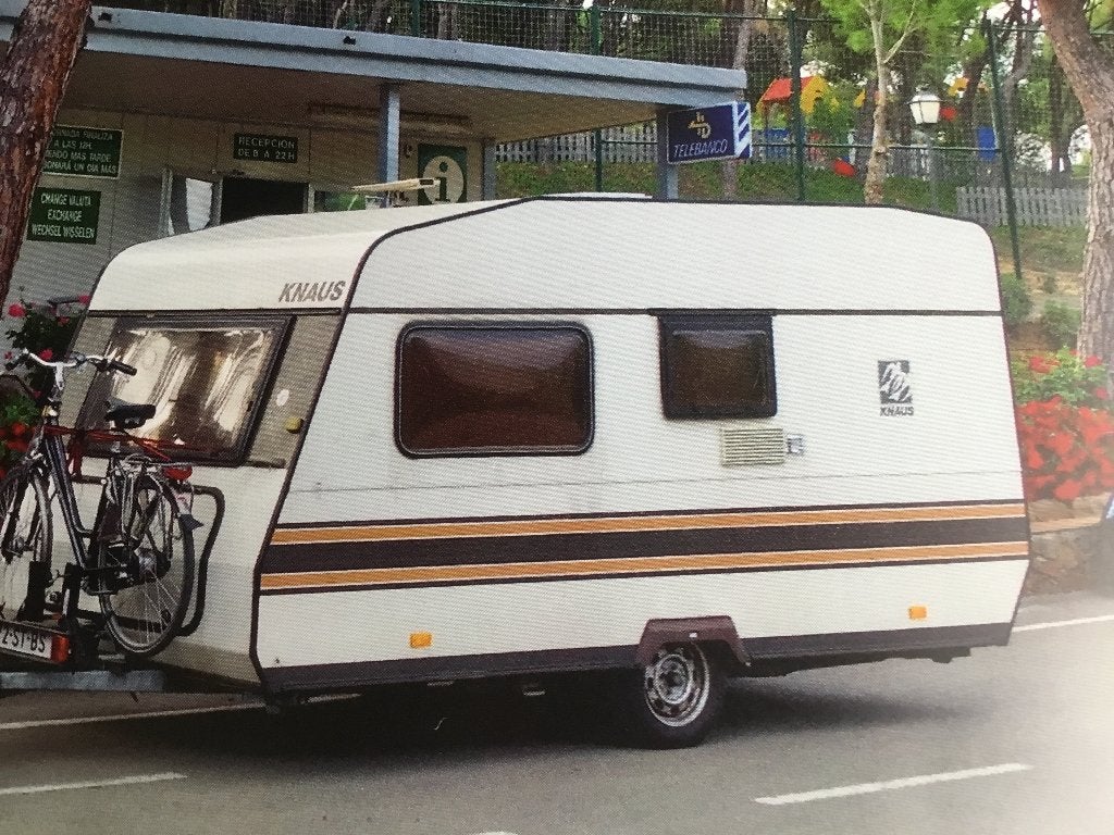 Caravan Knaus type 8103 ‘87, Frans bed, Treinzit, Particulier, Knaus