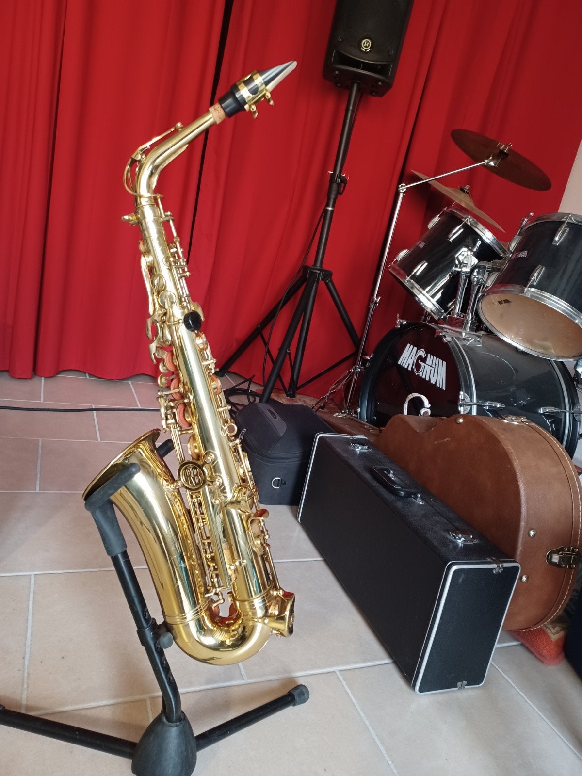 alt saxofoon speel klaar, Muziek en Instrumenten, Ophalen of Verzenden, Gebruikt, Alt, Met koffer
