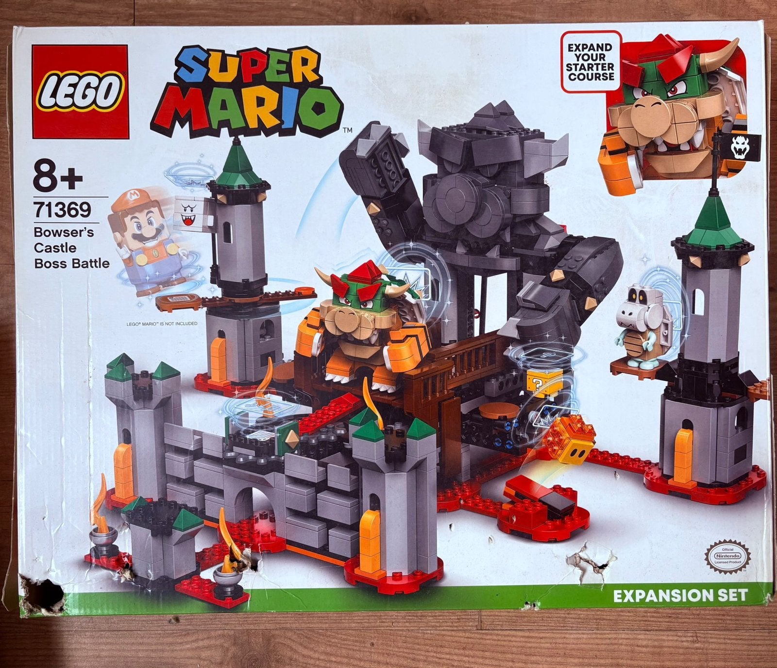 LEGO Super Mario Starterset, Bowser's Kasteel & Toad's Schat, Ophalen of Verzenden, Zo goed als nieuw