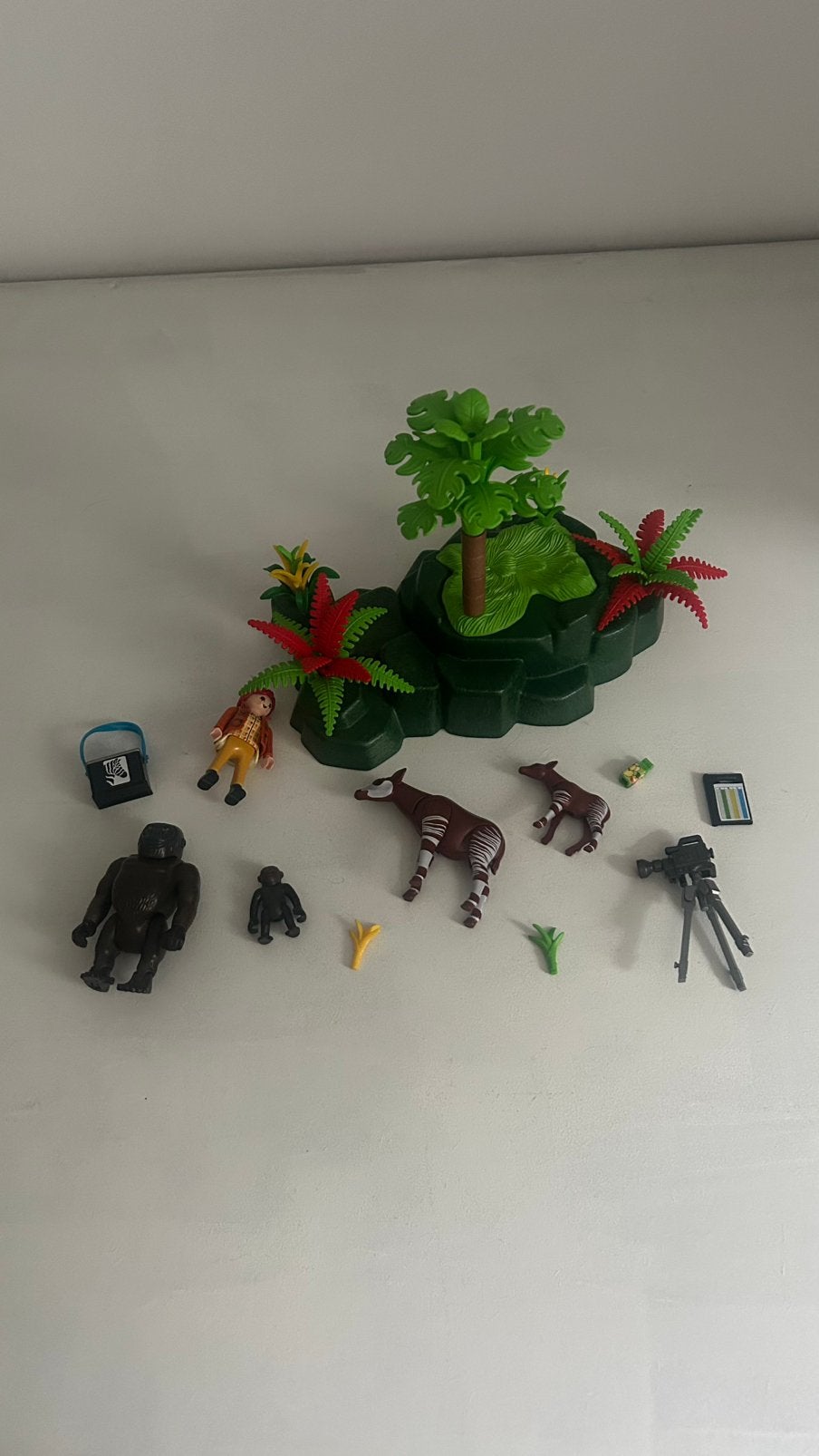 Playmobil 5415 Okapi en Gorilla familie, compleet, Ophalen, Zo goed als nieuw, Wild life, Complete set