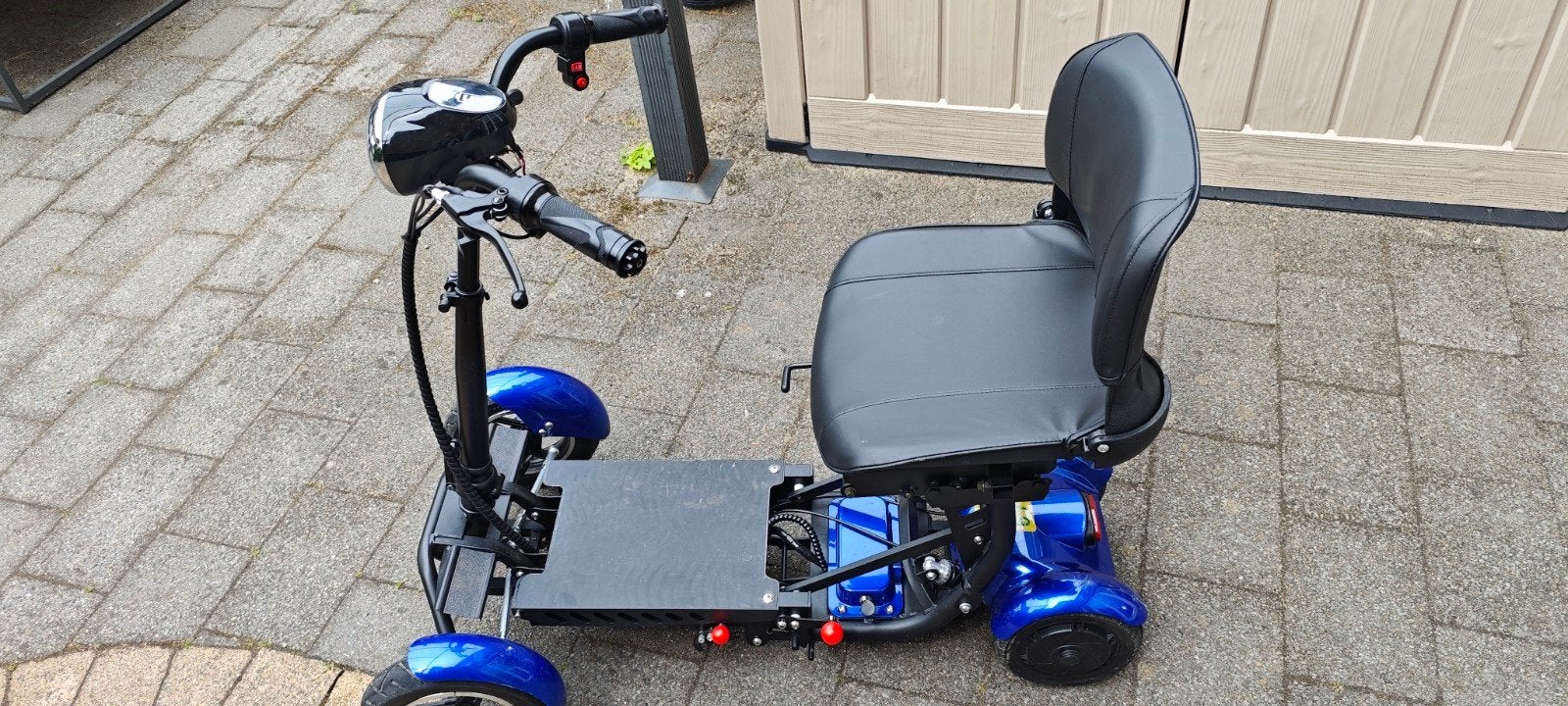 Opvouwbare scootmobiel, Diversen, Brommobielen en Scootmobielen, Gebruikt, Overige merken, 15 km of minder, 16 km/u of meer, Ophalen