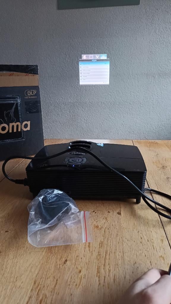 Optoma HD141X beamer + beugel + kabels - thuisbioscoop, Ophalen, Gebruikt, DLP, Full HD (1080)