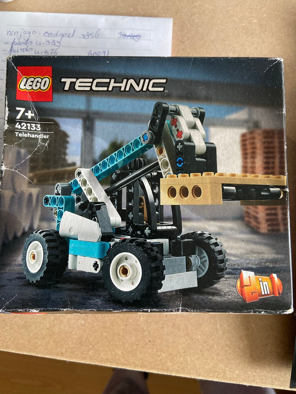 LEGO Technic 42133 Telehandler - Nieuw in doos, Lego, Nieuw, Ophalen of Verzenden, Technic
