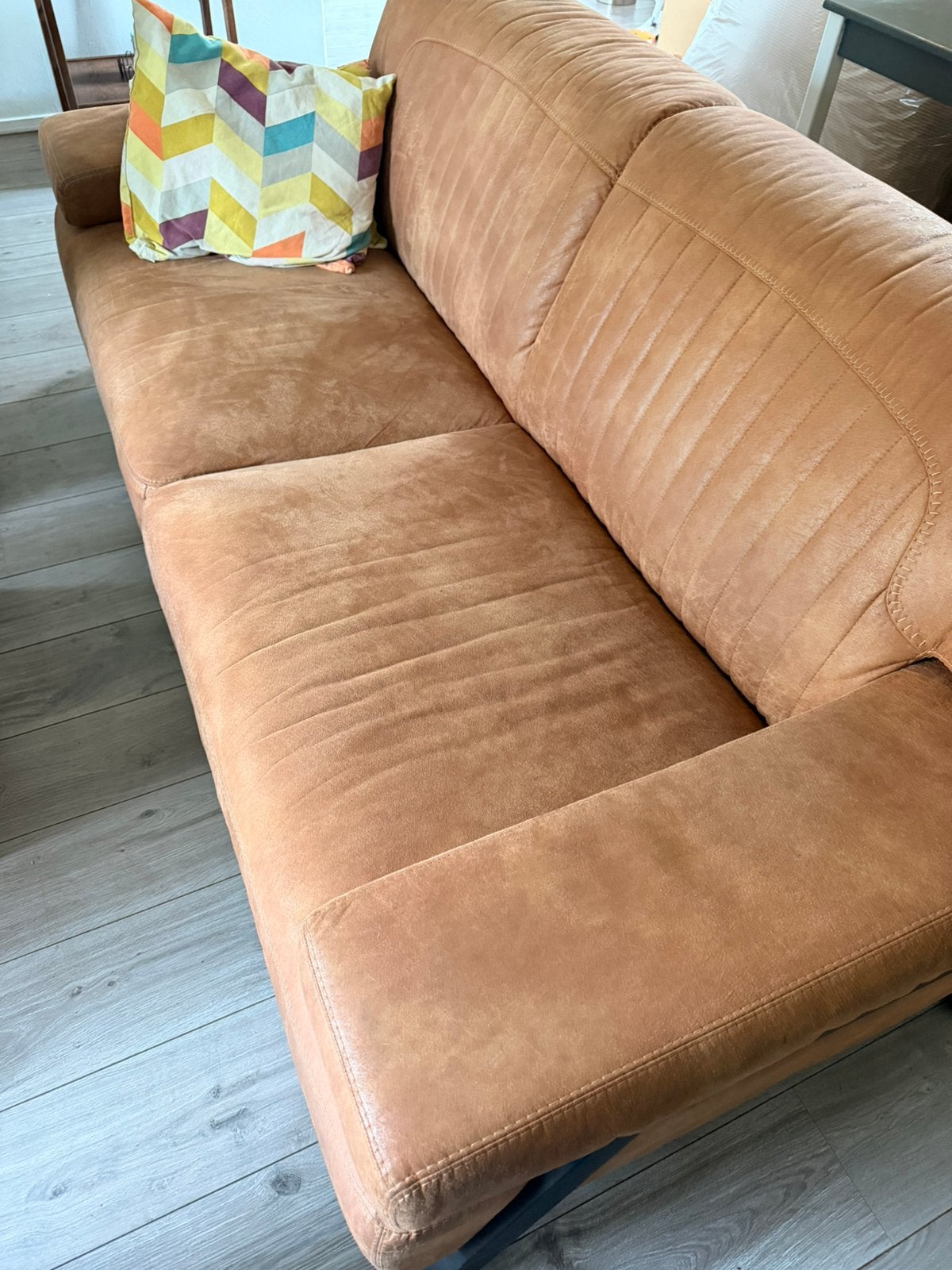 Comfortabele 3-zitsbank in uitstekende staat, Huis en Inrichting, Ophalen, Gebruikt, Driepersoons, 75 tot 100 cm