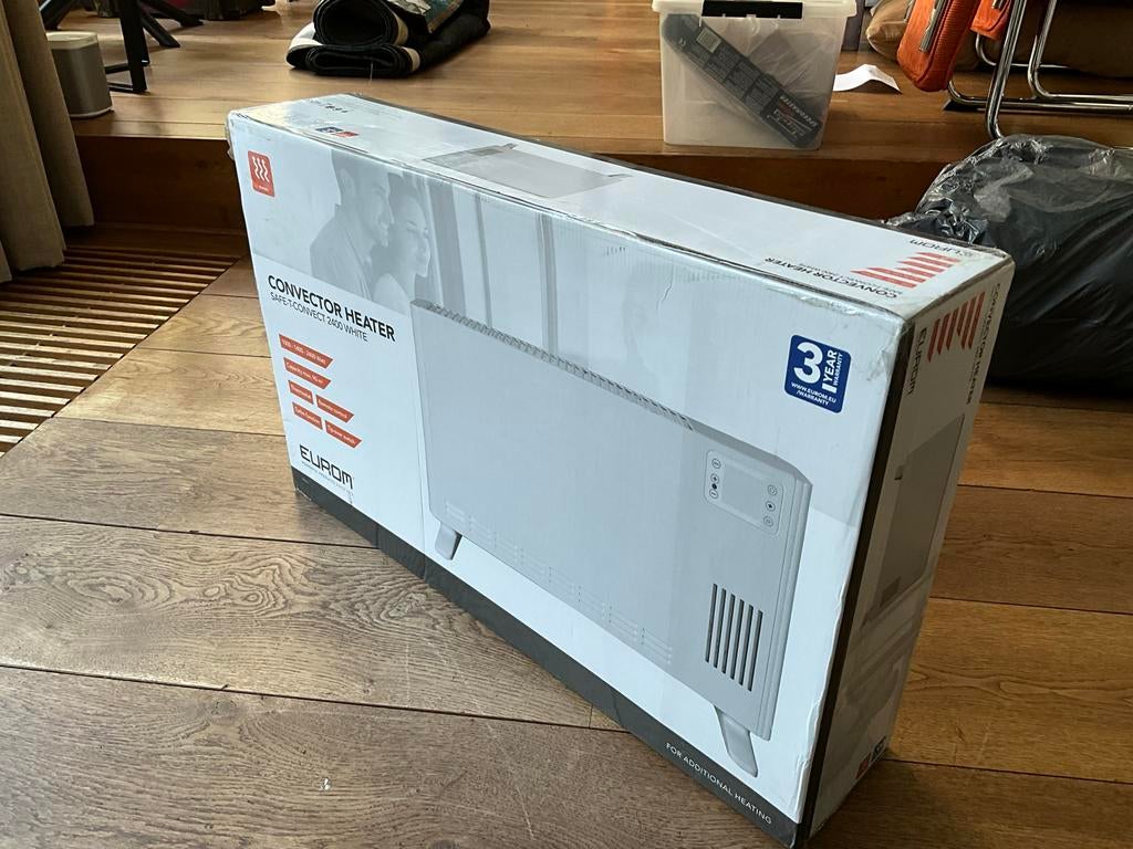 Eurom Safe-T-Convect 2400 Convector kachel - Nieuw in doos, 30 tot 80 cm, Minder dan 60 cm, Ophalen of Verzenden, 800 watt of meer