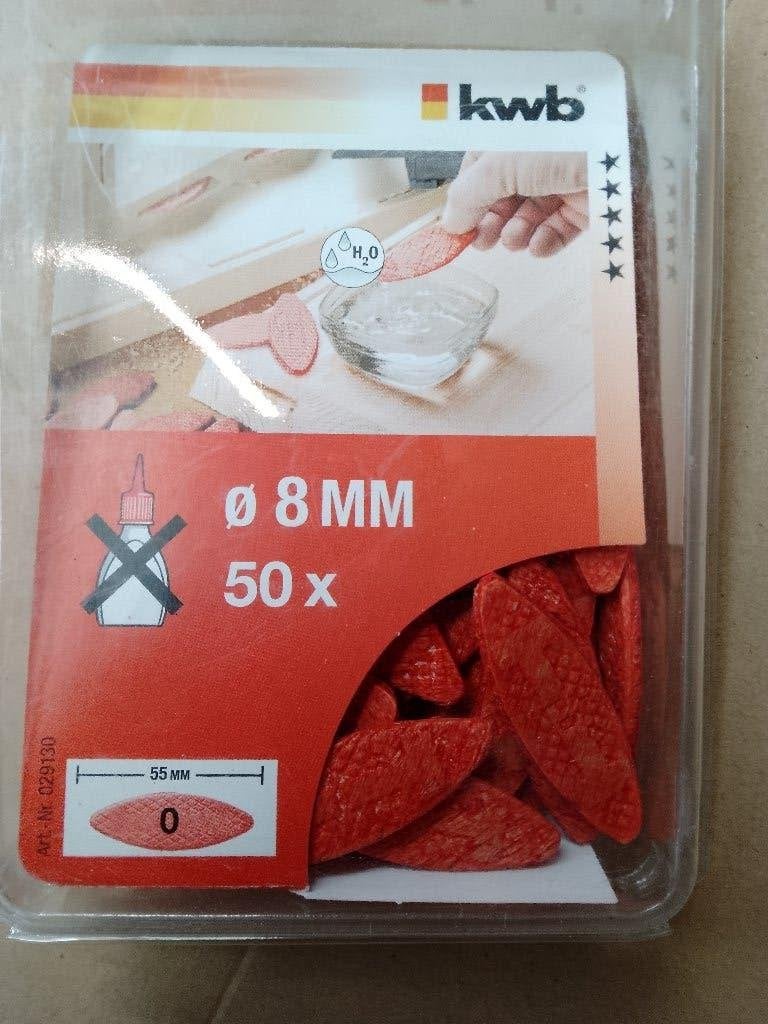 Lot voorgelijmde lamellen deuvels nr 0 en nr 10, Doe-het-zelf en Verbouw, Minder dan 25 mm, Overige typen, Nieuw, Ophalen of Verzenden
