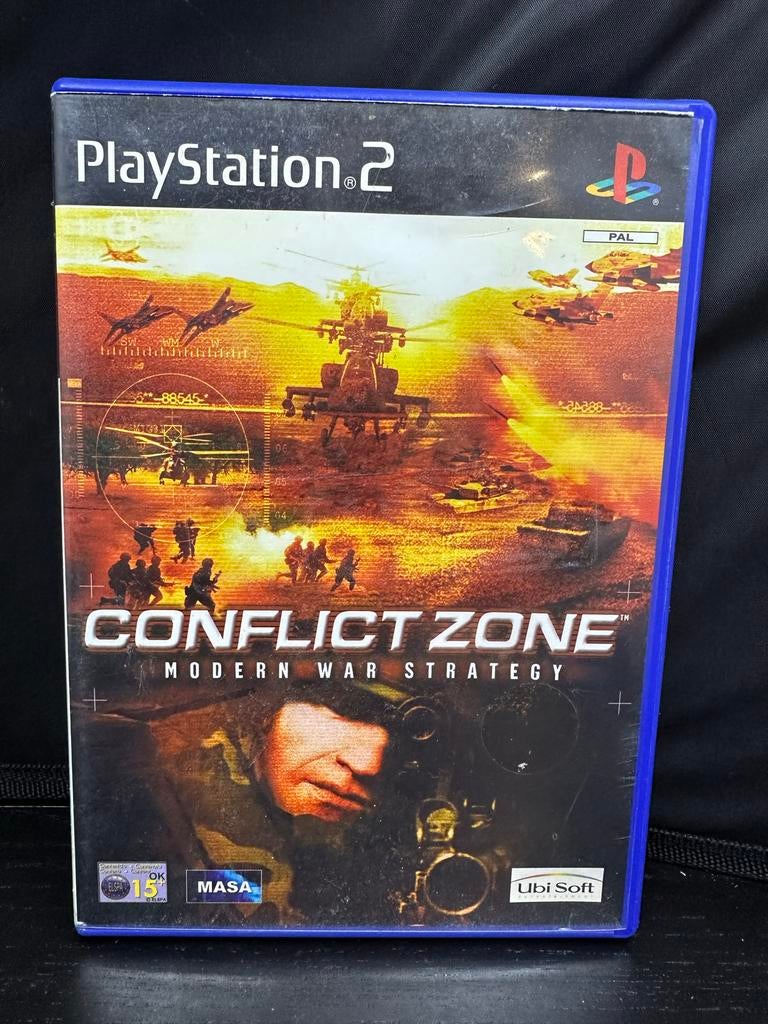 Conflict Zone Modern War Strategy PlayStation 2, B, Gebruikt, 1 speler, Ophalen of Verzenden