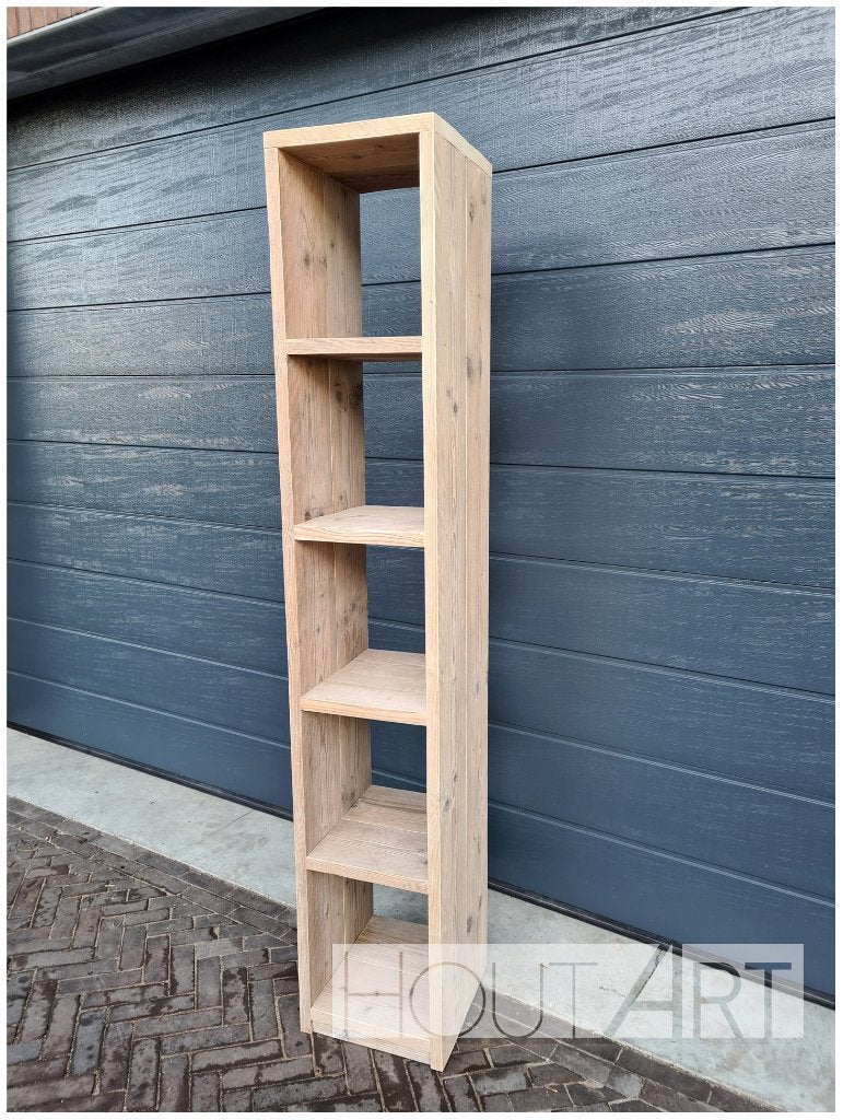 Kast / Boekenkast van steigerhout!, Huis en Inrichting, Kasten | Boekenkasten, Met plank(en), 200 cm of meer, Info@hout-art.nl
