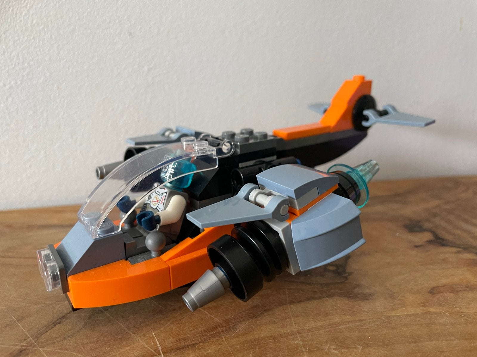 LEGO Creator 31111 Cyber Drone 3-in-1 met instructies, Ophalen of Verzenden, Zo goed als nieuw, Overige merken