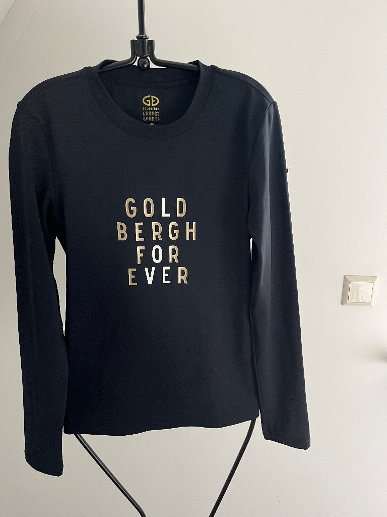 Goldbergh luxury sports M shirt, Maat 38/40 (M), Zwart, Ophalen of Verzenden, Zo goed als nieuw