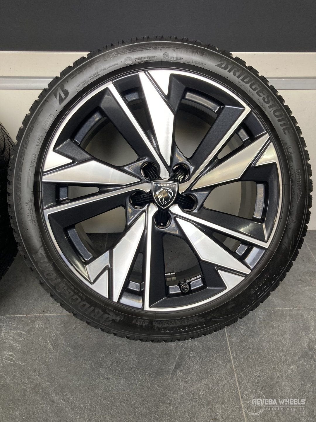 17” originele Peugeot 308 (SW) velgen + winterbanden 5x108, Gebruikt, -, -, Banden en Velgen