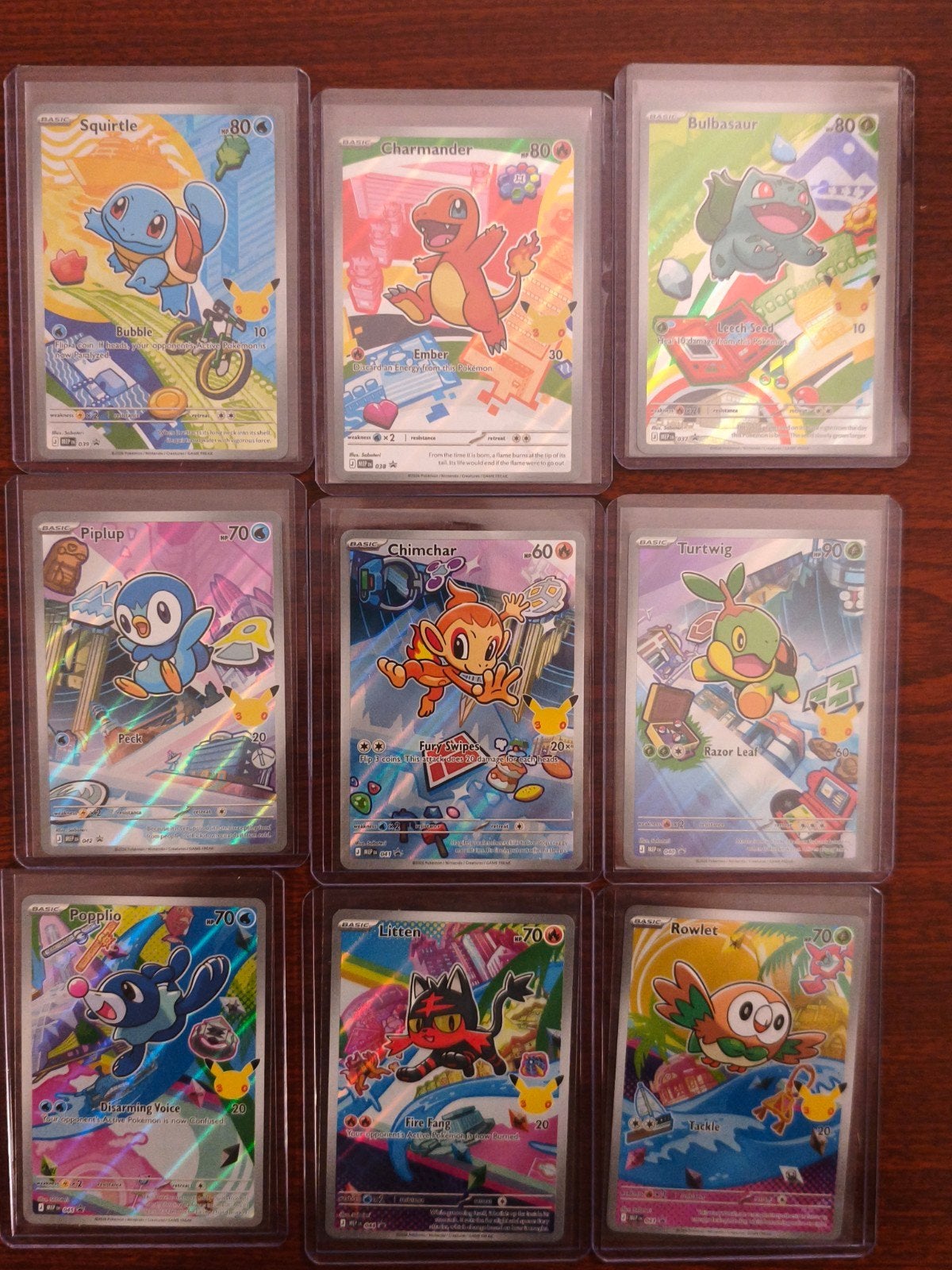Pokémon First Partner Set serie 1 complete set, Ophalen of Verzenden, Zo goed als nieuw, Meerdere kaarten