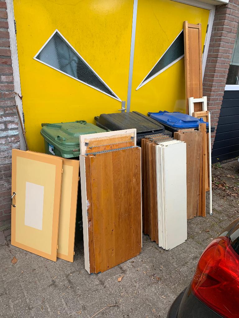 Lundia stellingkast onderdelen, Ophalen, Gebruikt