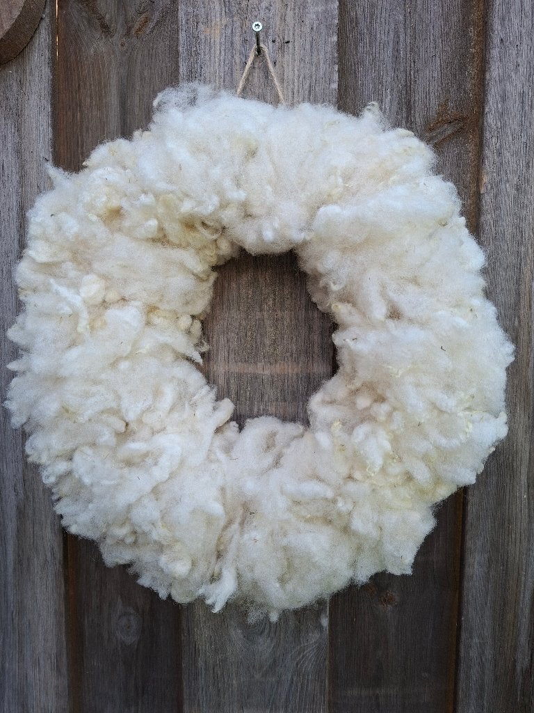 Wolkrans, Krans, Nieuw, Ophalen of Verzenden, 35 cm