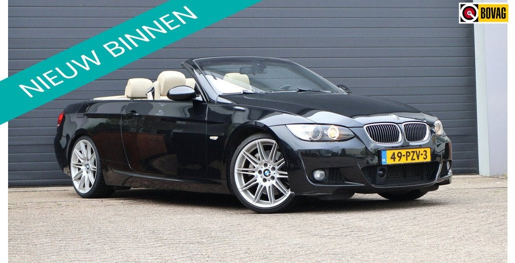 BMW 3-serie Cabrio 335i Leder/Navi/Memory/Luxe/PDC, Auto's, BMW, Automaat, Achterwielaandrijving, Gebruikt, Beige