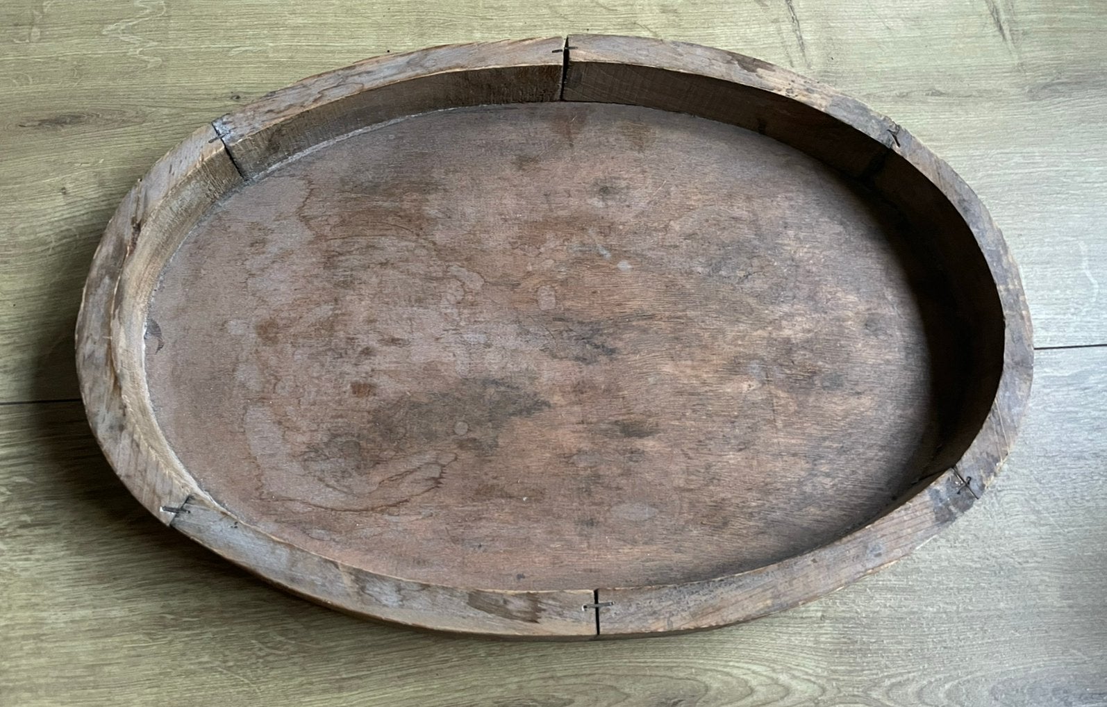 Superleuk houten dienblad ., Huis en Inrichting, Ophalen of Verzenden, Zo goed als nieuw, Rechthoekig, Hout