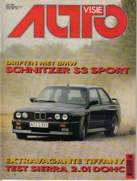 Autovisie 14 1989 : BMW M3 Schnitzer S3 - Ford Sierra 2.0i S, Ophalen of Verzenden, Gelezen, Algemeen