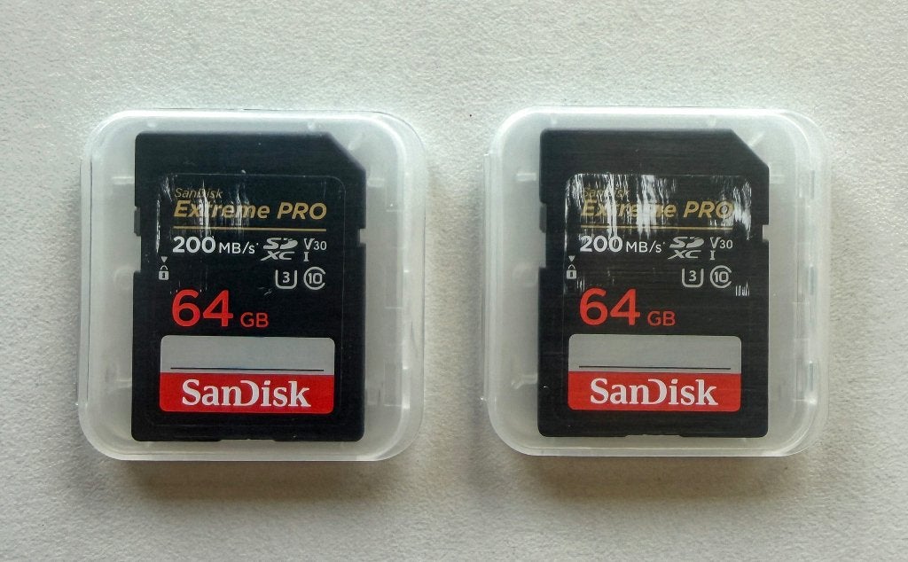 SanDisk Extreme Pro 64 GB SD-kaarten., Ophalen, Overige typen, Zo goed als nieuw, Videocamera