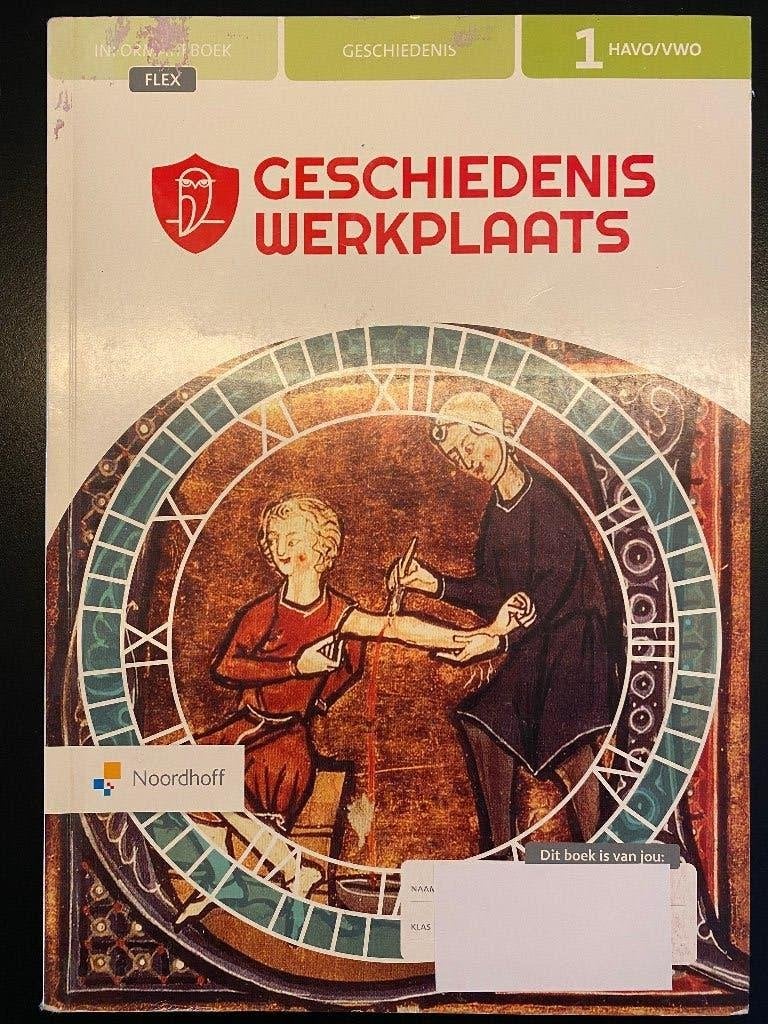 Geschiedenis Leer / werkboek HAVO / VWO 1, Boeken, Schoolboeken, Geschiedenis, HAVO, Ophalen of Verzenden, Zo goed als nieuw