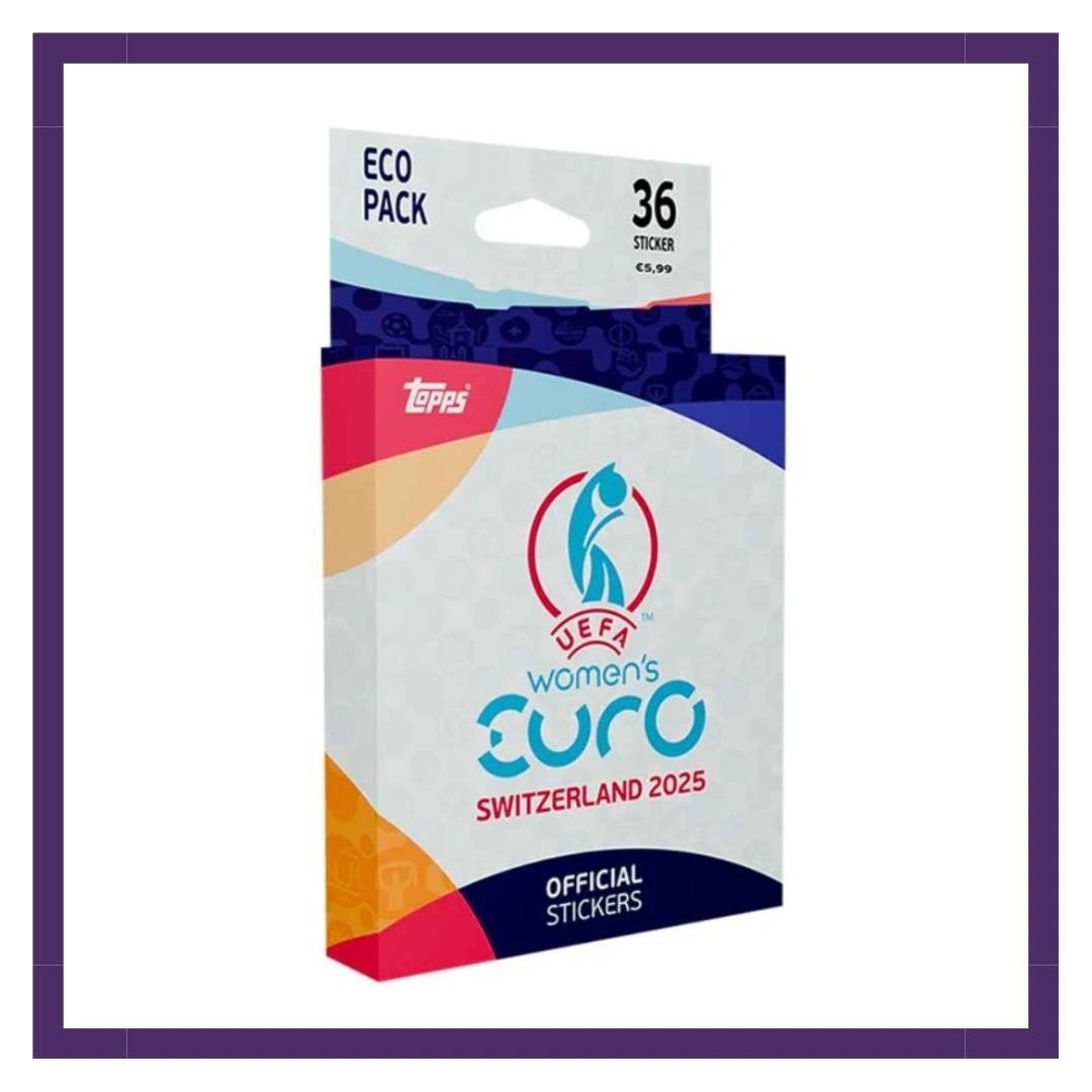 Topps Euro 2025 starterspack/ blisters / multipacks, Verzenden, Nieuw, Meerdere stickers
