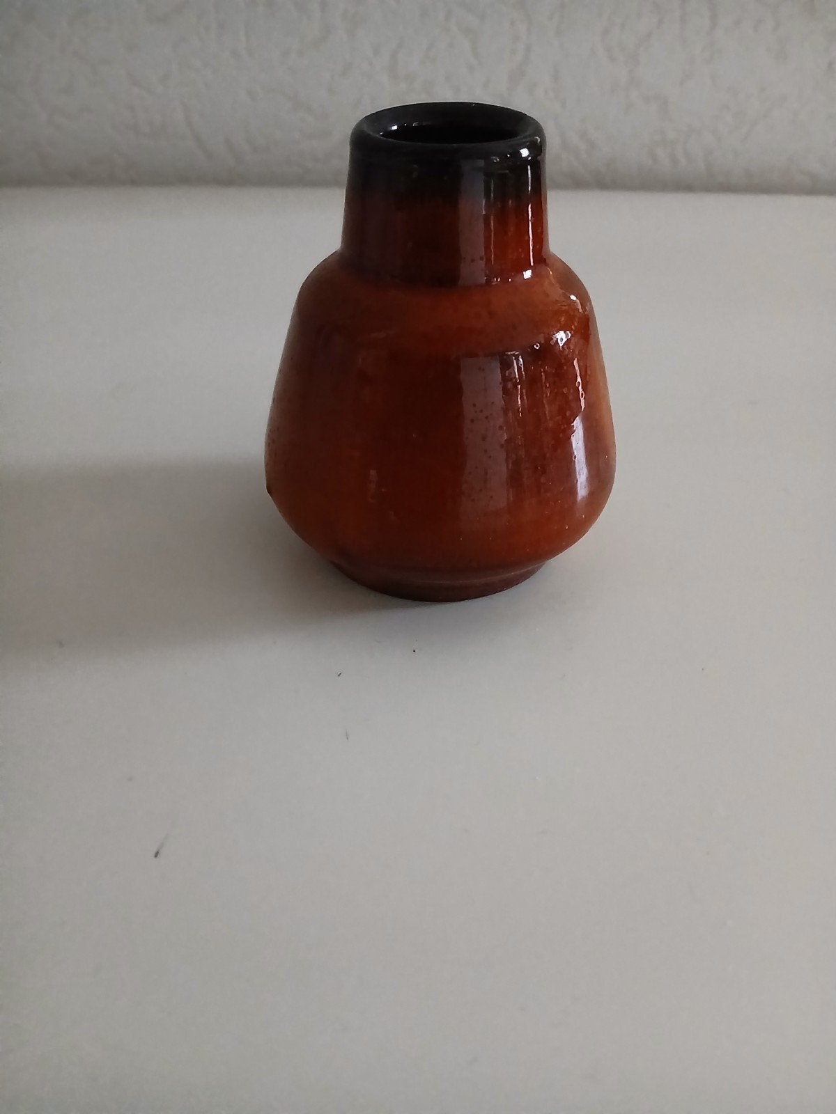 Vintage oranje vaasje Speck, Ophalen of Verzenden