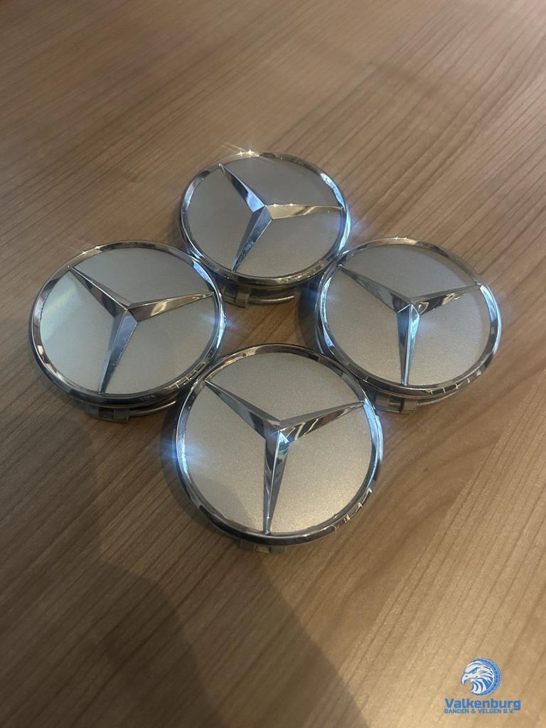 ORIGINELE Mercedes Benz naafkap naafdop set chroom