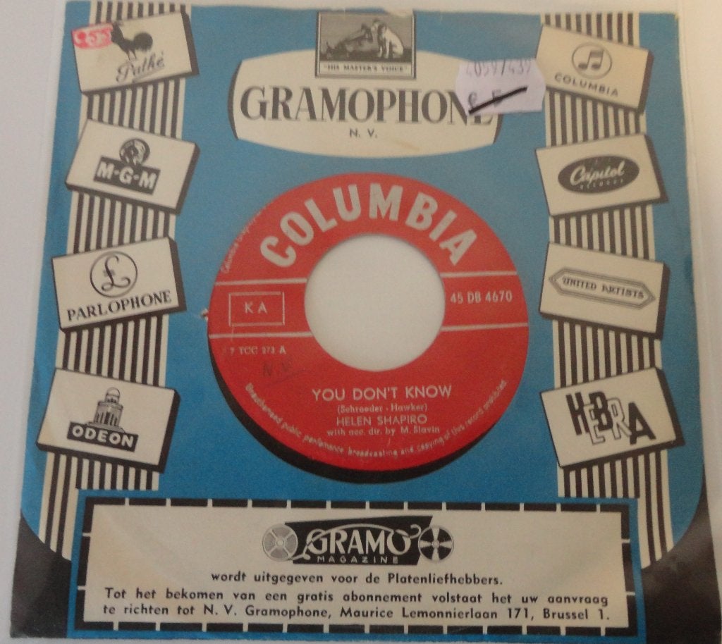 Helen Shapiro > You don't know, Cd's en Dvd's, Vinyl Singles, Ophalen of Verzenden, Gebruikt, Pop
