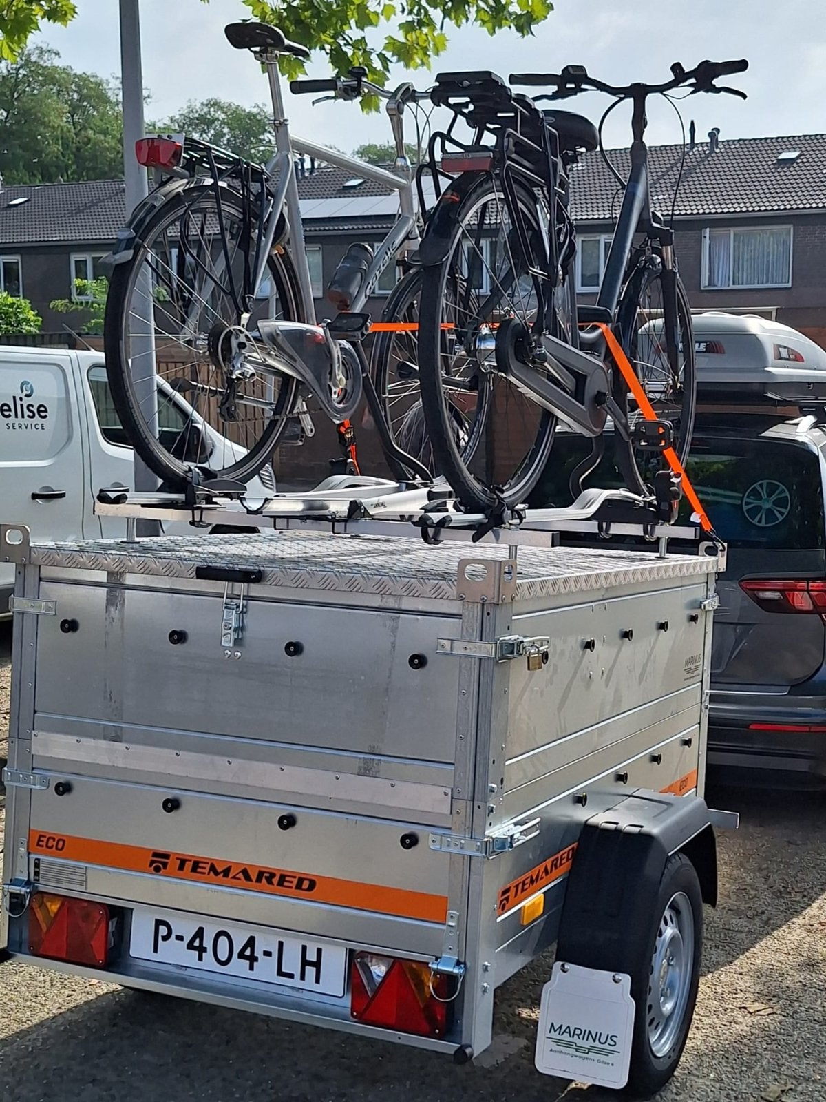 Bagage aanhanger vraagprijs €850, Ophalen, Zo goed als nieuw