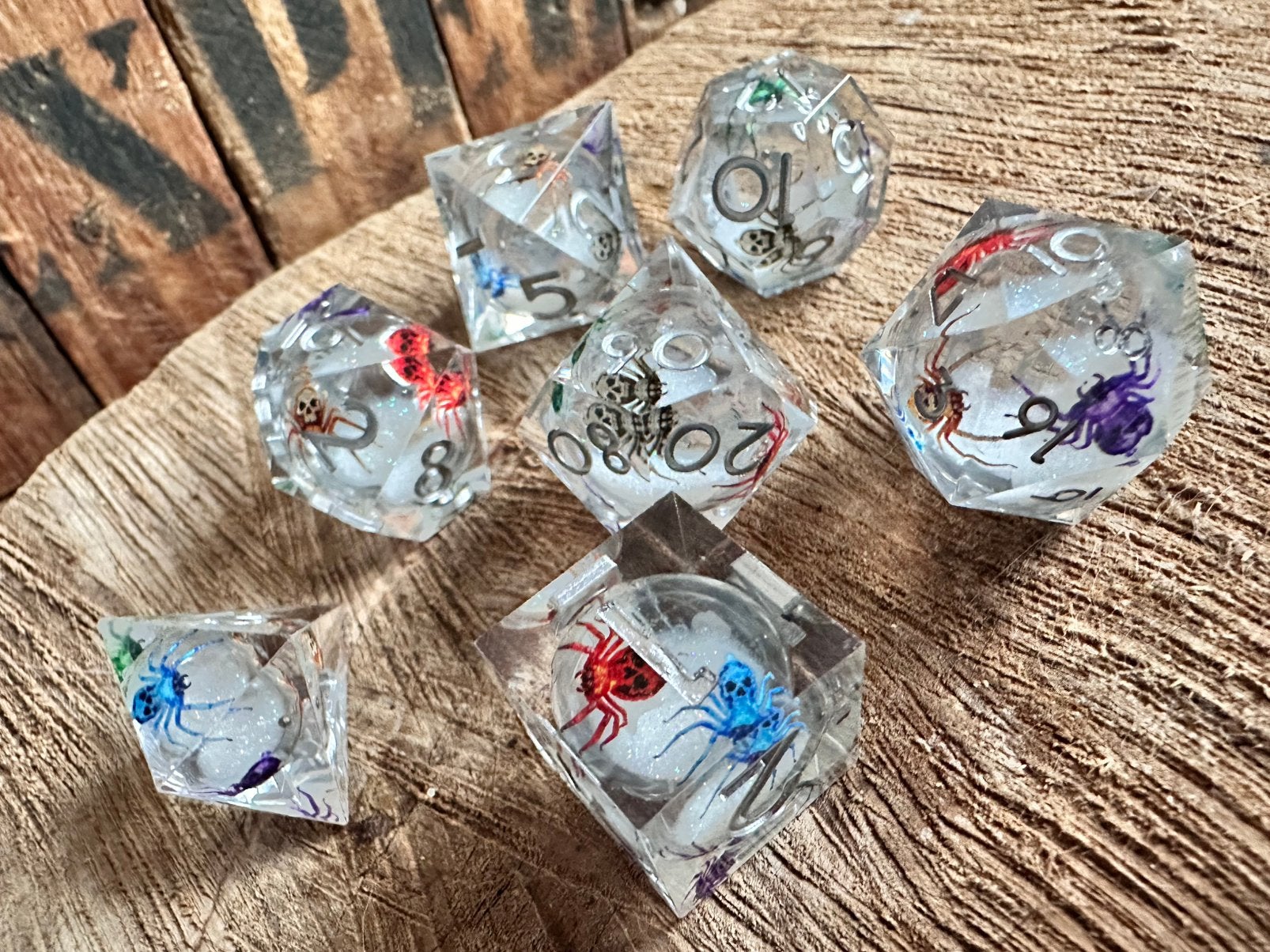 DND dice / dooshoofd / schedel / Liquid dice, Hobby en Vrije tijd, Ophalen of Verzenden, Nieuw, Overige soorten
