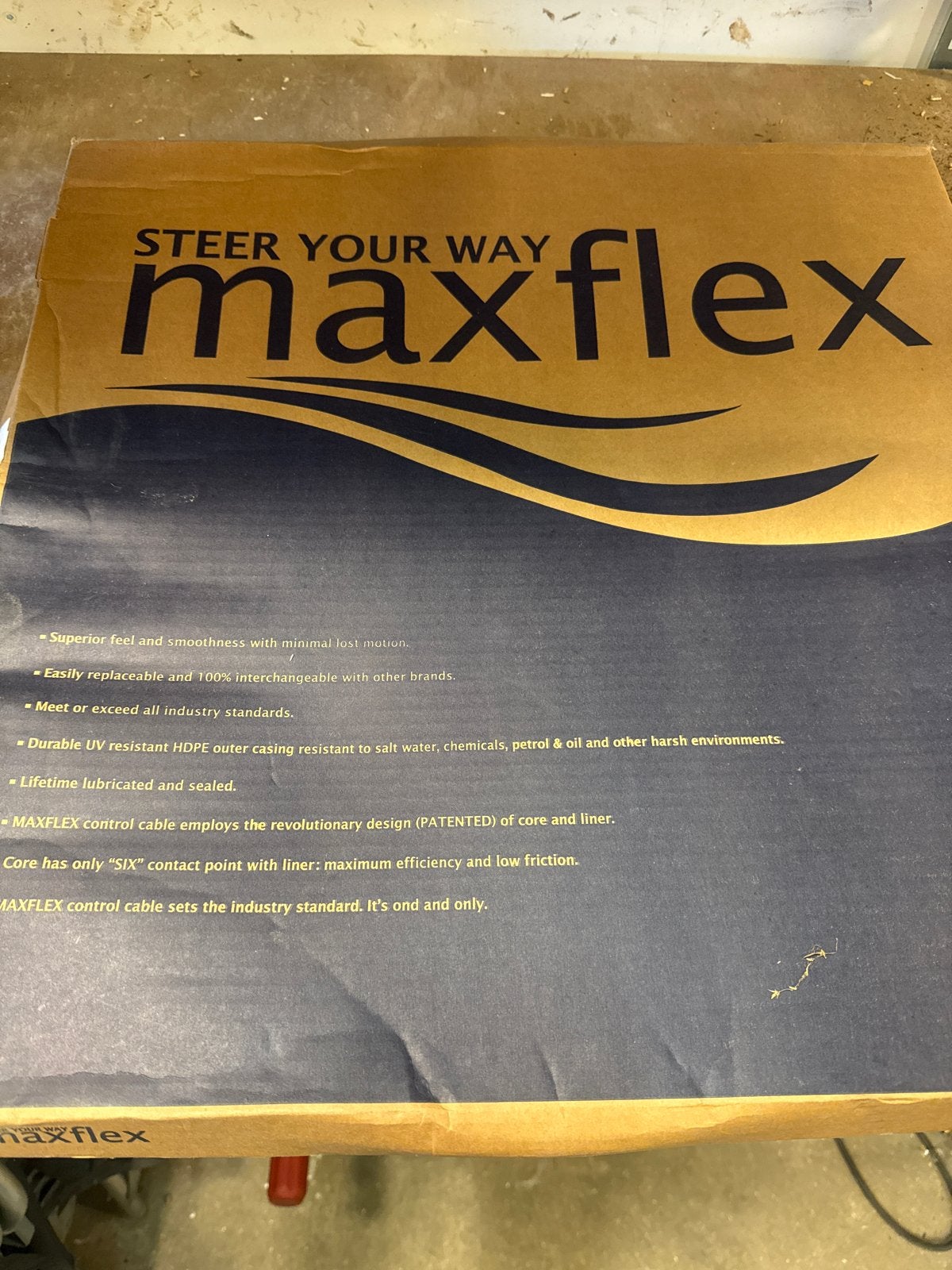 Maxflex Stuurkabel met Stophendel 7 meter, Ophalen of Verzenden, Nieuw, Motor en Techniek