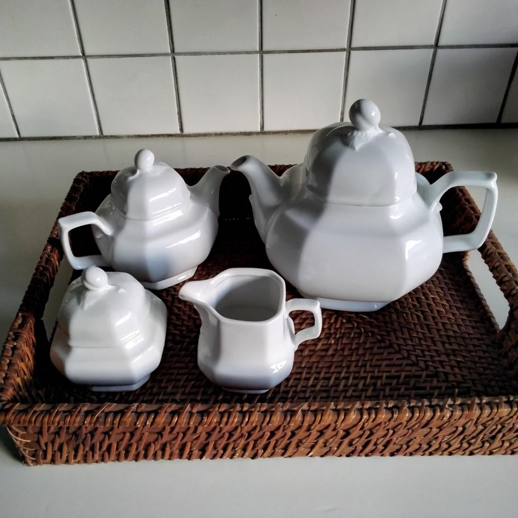 Seltmann weiden  mirabell: grote en kleine theepot, roomstel, Ophalen of Verzenden, Overige stijlen, Overige typen