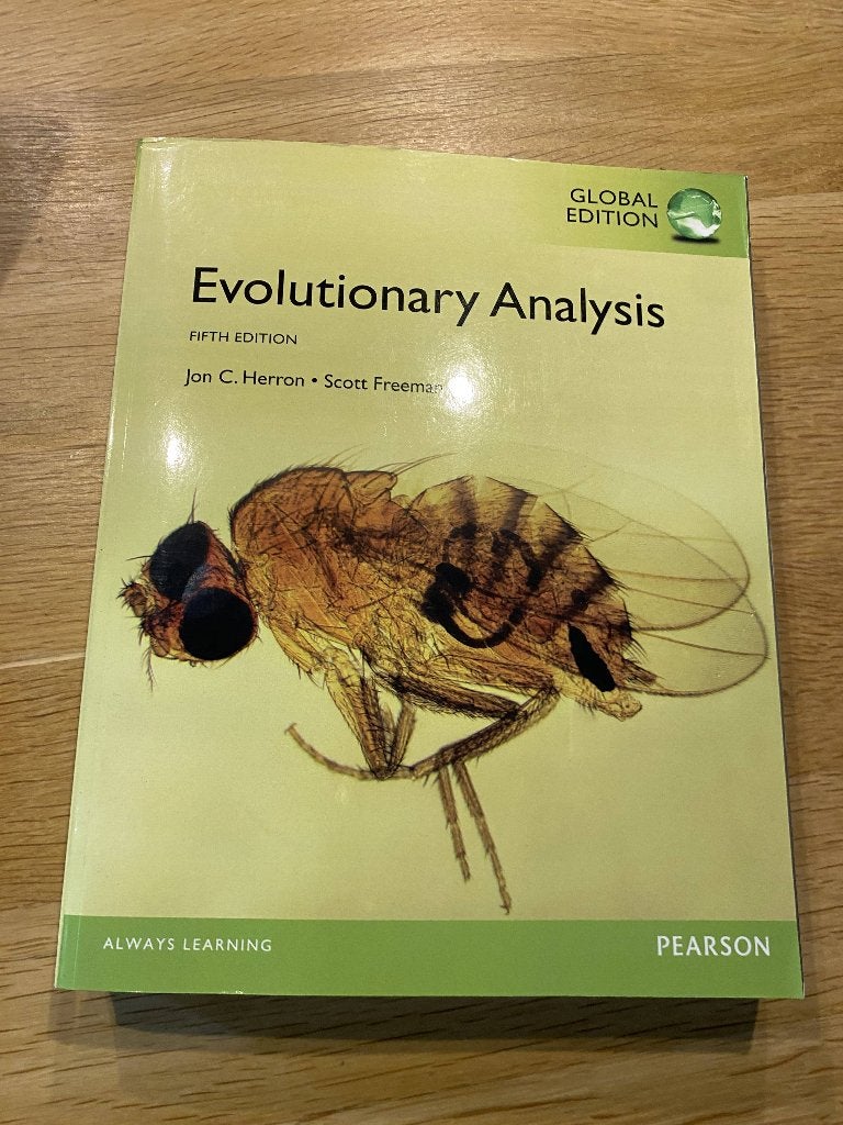 Evolutionary Analysis Fifth Edition, Boeken, Ophalen, Beta, Zo goed als nieuw, WO