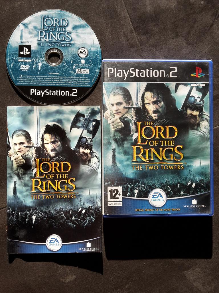 PS2 - The Lord Of The RIngs The Two Towers - PlayStation 2, Avontuur en Actie, 1 speler, Ophalen of Verzenden, Zo goed als nieuw