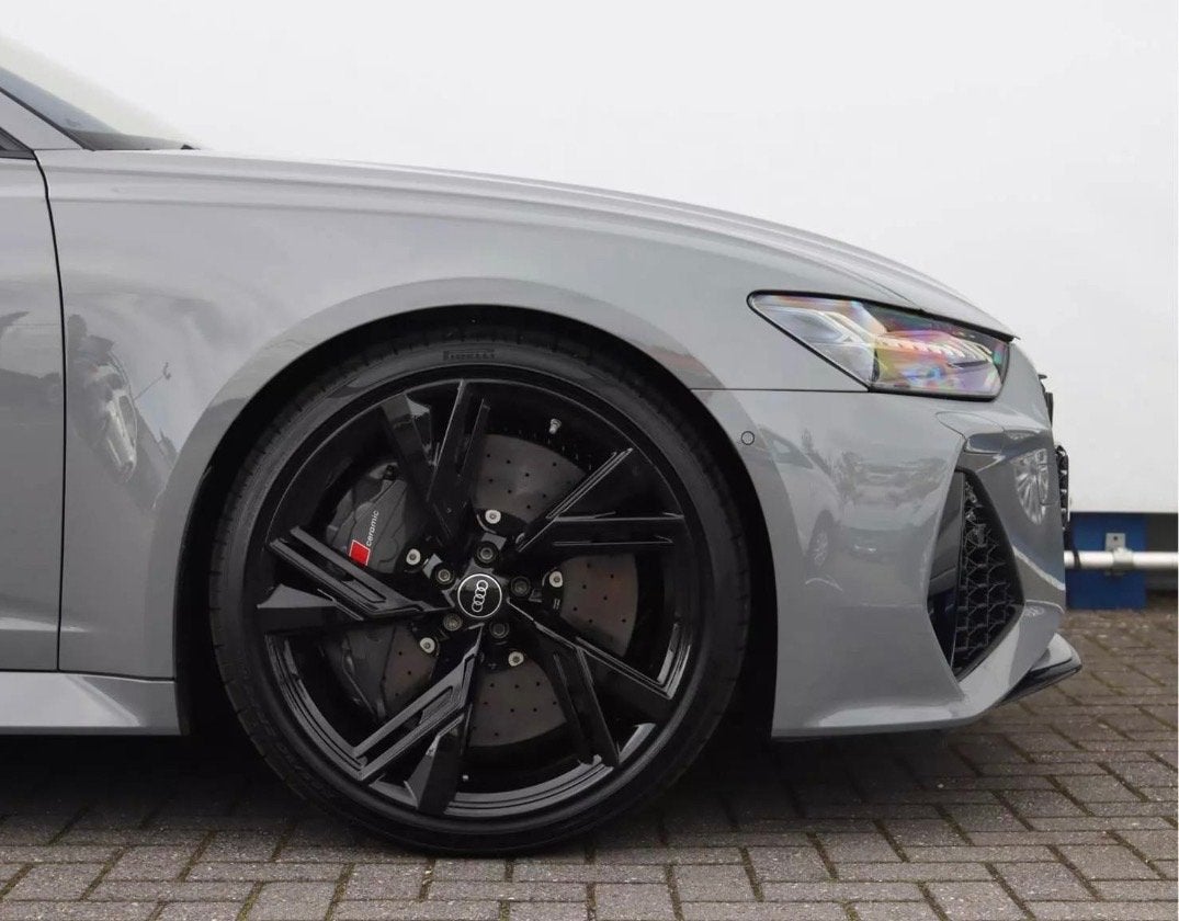 Originele Audi RS6 Velgen met Winterbanden (22 inch), Ophalen, Gebruikt, 285 mm, Banden en Velgen