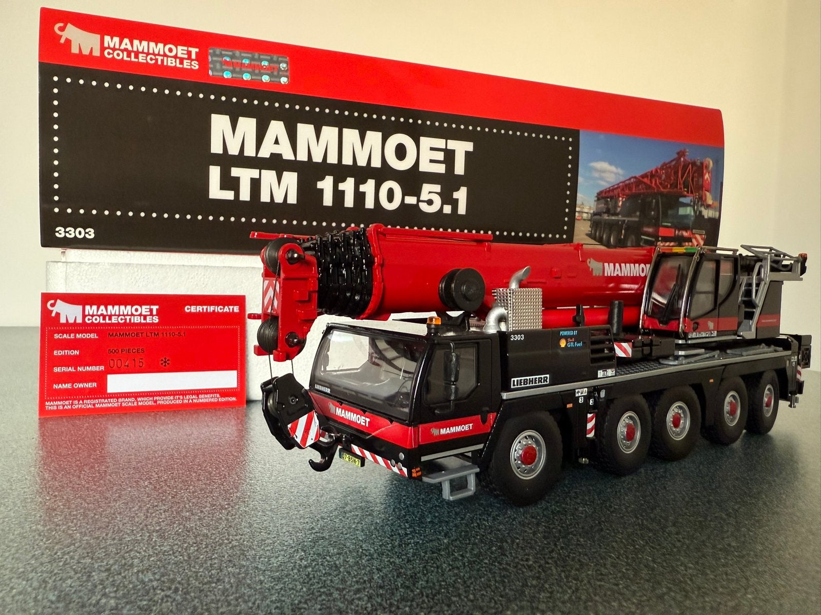 Mammoet Liebherr LTM 1110-5.1, Hobby en Vrije tijd, Ophalen of Verzenden, Zo goed als nieuw, Hijskraan, Tractor of Landbouw, Conrad
