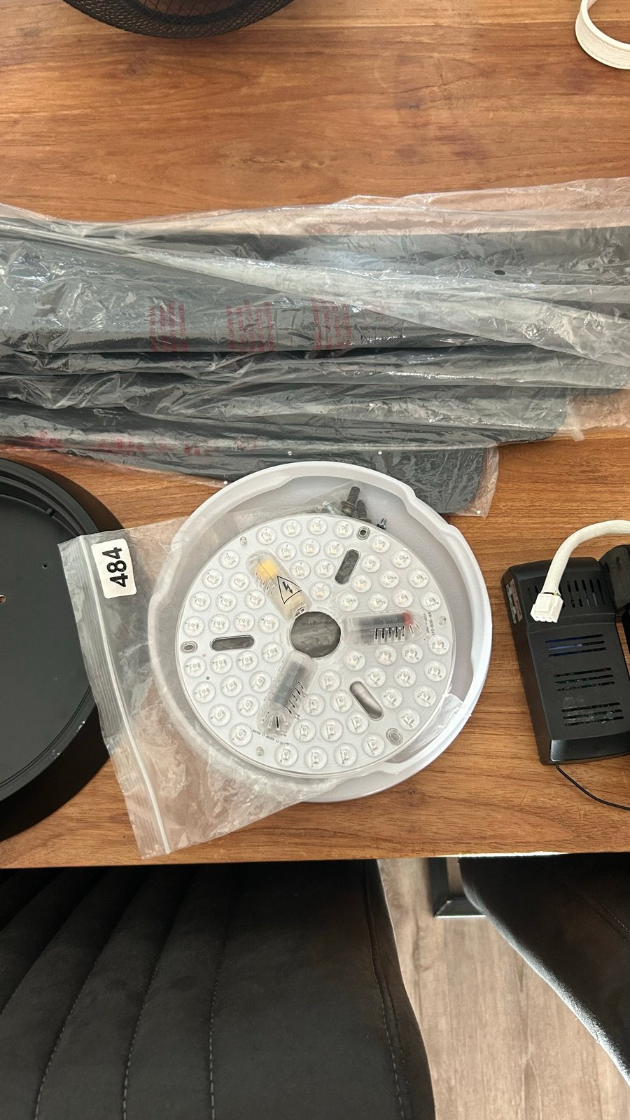 Nieuwe plafondventilator met afstandsbediening en LED, Witgoed en Apparatuur, Ventilatoren, Ophalen, Zo goed als nieuw, Plafondventilator