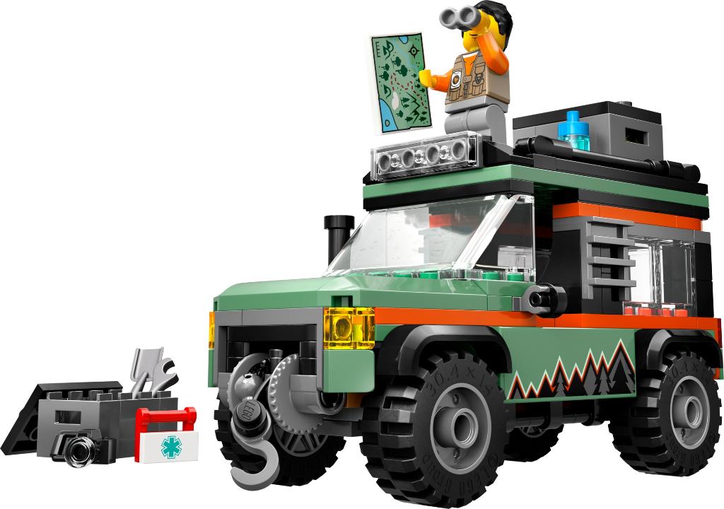LEGO 60447 City 4x4 Terreinwagen voor in de Bergen 221 delig, Kinderen en Baby's, Speelgoed | Duplo en Lego, Ophalen of Verzenden