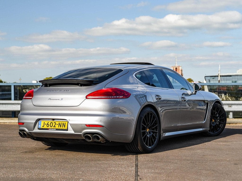 Porsche Panamera 3.0 S 421 PK Facelift Schuifdak Luchtvering, Auto's, Porsche, Automaat, Euro 5, Achterwielaandrijving, Zwart