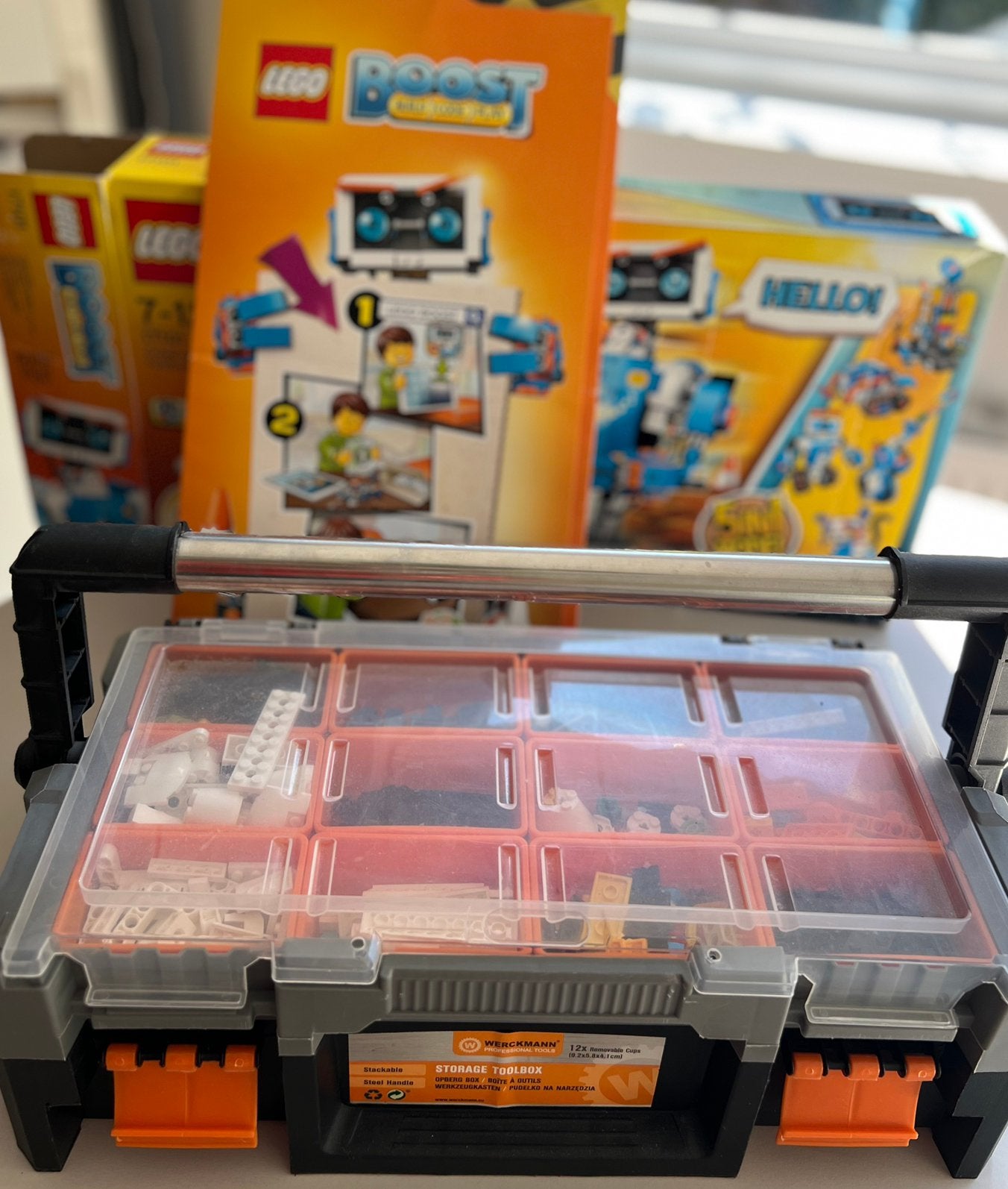 Lego boost, Ophalen, Gebruikt, Inclusief doos, Complete set