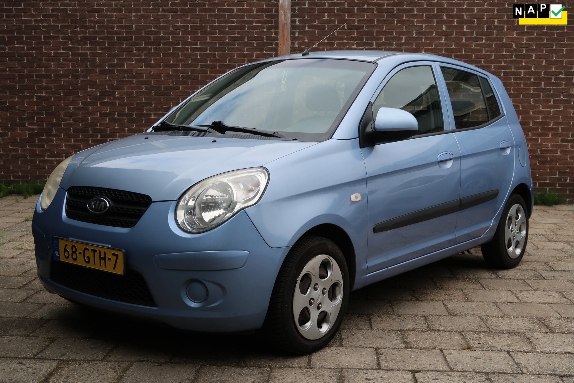 Kia Picanto 1.1 X-tra *Rijklaar *Airco *APK, Auto's, Stof, 4 cilinders, Origineel Nederlands, Bedrijf