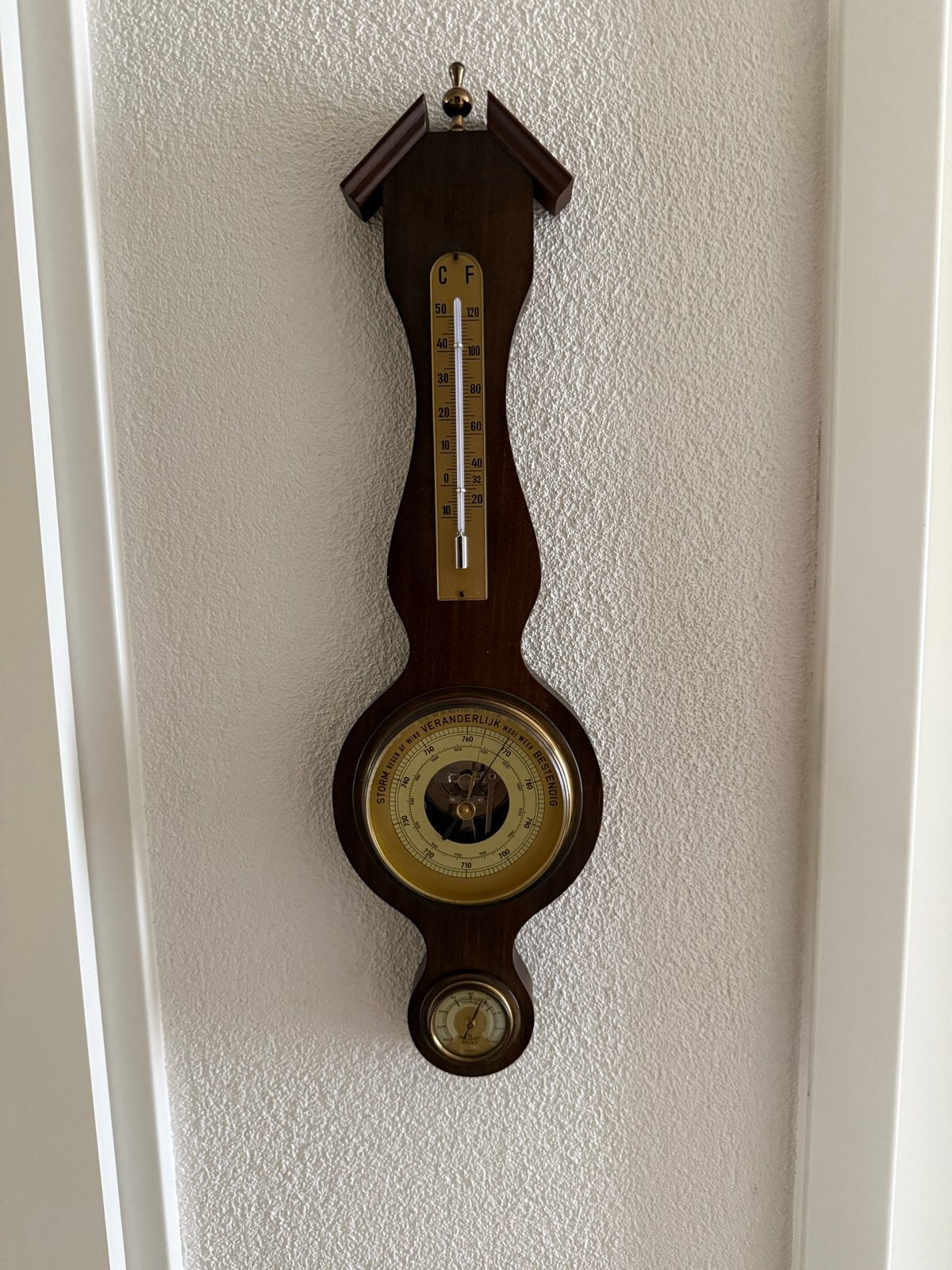 Vintage Weerstation: Barometer, Thermometer, Hygrometer, Ophalen, Gebruikt, Weerstation