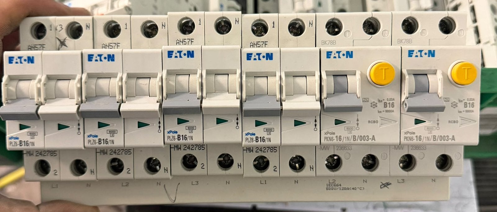 Eaton Groepenkast Componenten - Diverse Types, Ophalen of Verzenden, Gebruikt