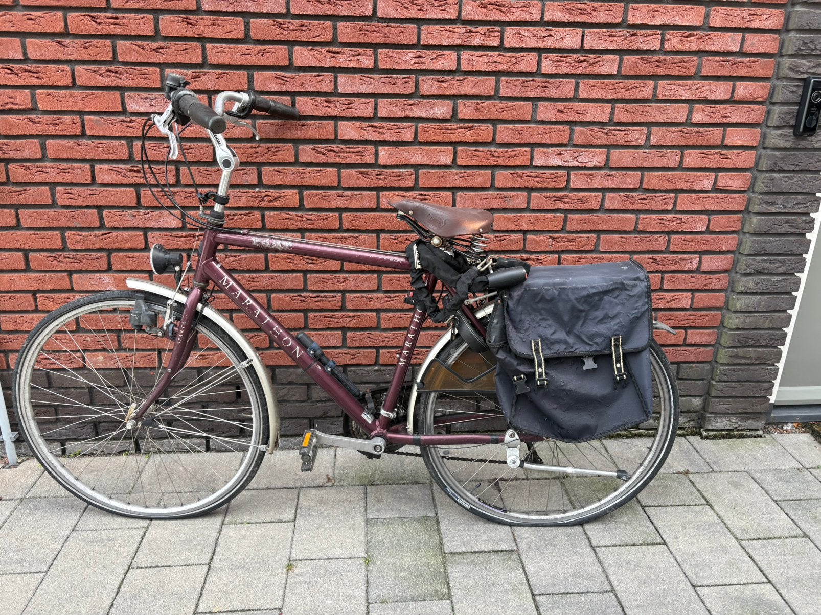 Herenfiets , marathon opknapper, Ophalen, Gebruikt, Overige merken, Versnellingen