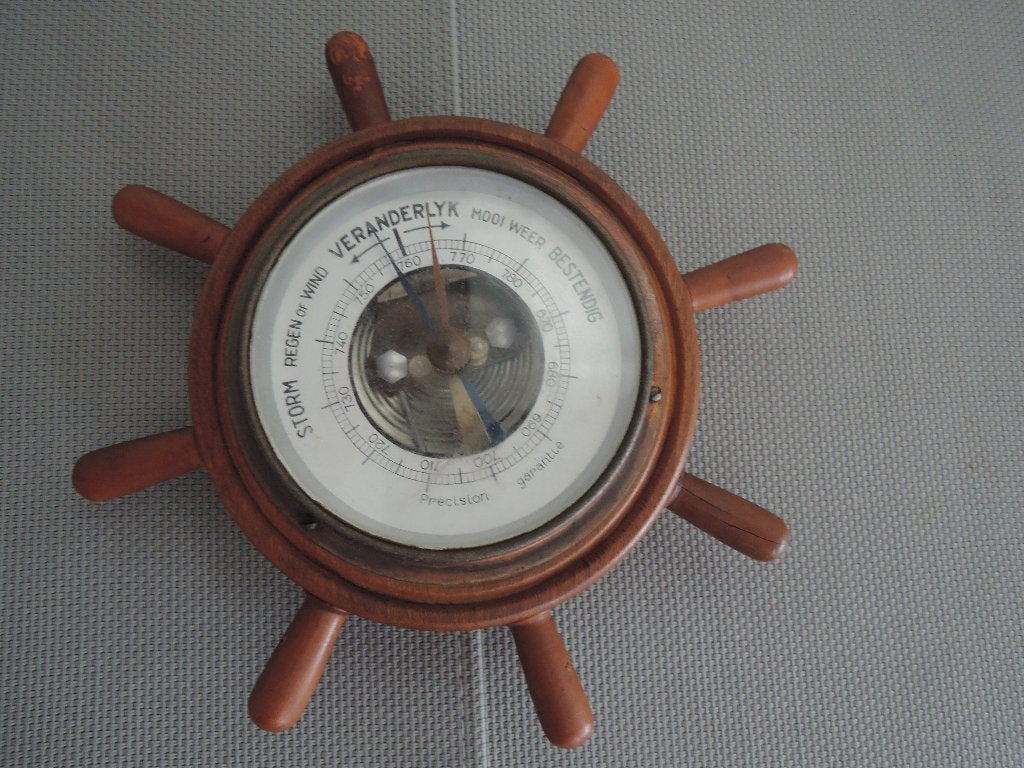 Ouderwetse barometer, Ophalen of Verzenden, Zo goed als nieuw, Barometer