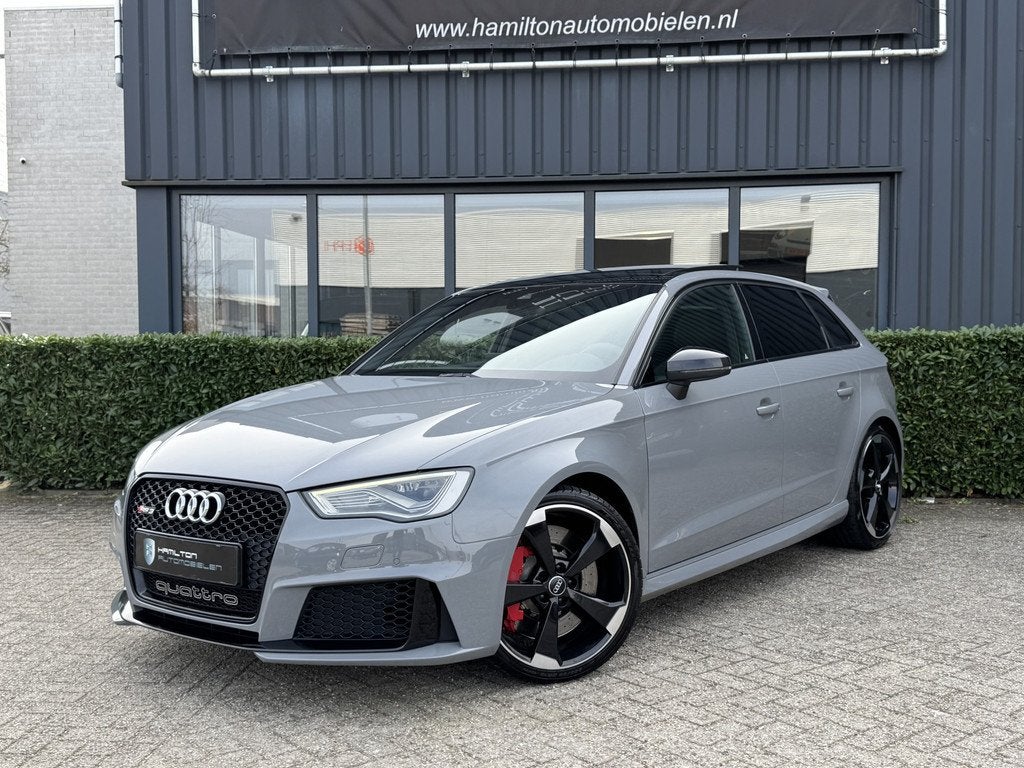 Audi RS3 Sportback 2.5 TFSI 368pk Quattro Pro Line Plus Unie, Auto's, Audi, Automaat, Gebruikt, Automatische klimaatregeling, Leder