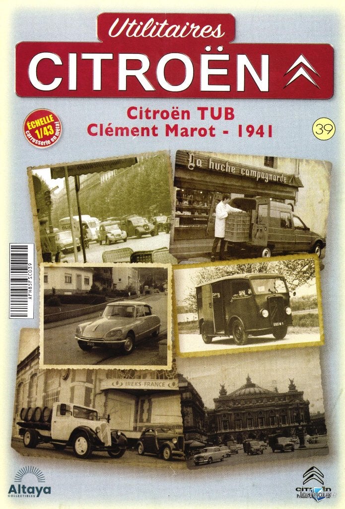 Citroen TUB Clement Marot 1941 1/43 Utilitaires Citroen # 39, Verzenden, Nieuw, Bus of Vrachtwagen, Overige merken
