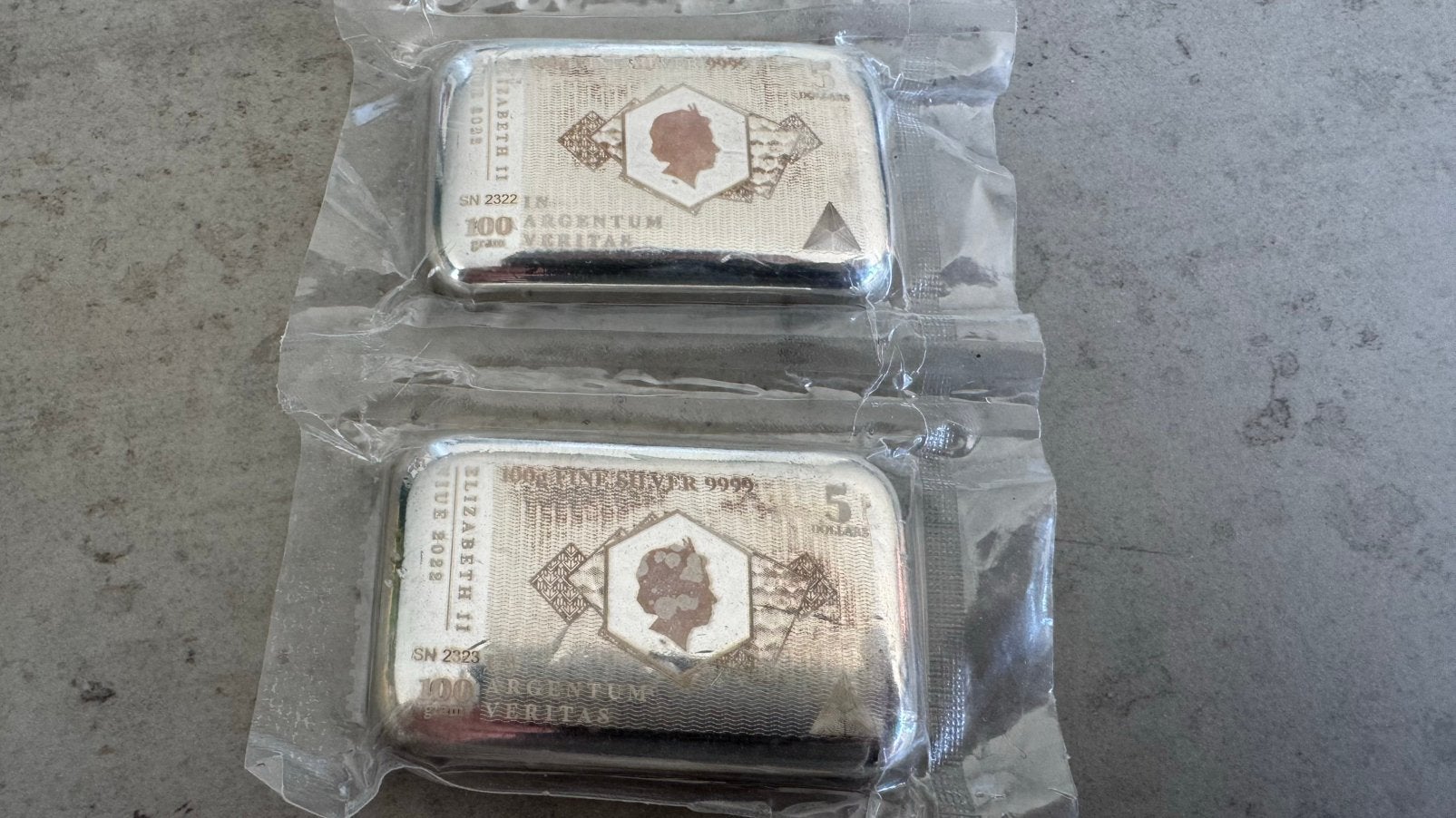 2x 100 gram 999 zilver Niue, Ophalen of Verzenden, Zilver
