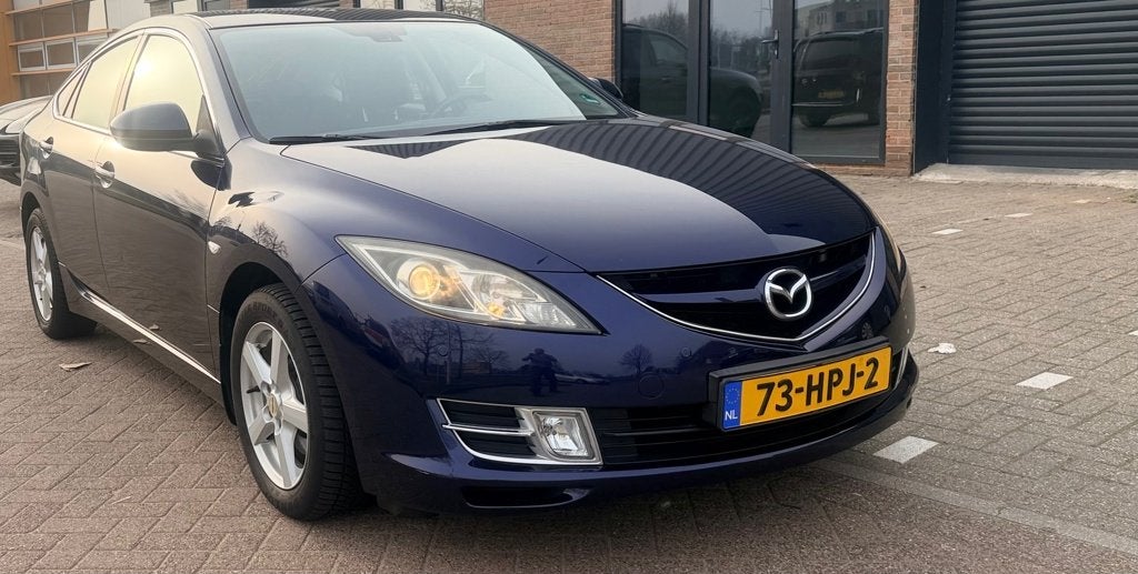 Mazda 6 2.0 S-VT Business Plus- Automaat- TREKHAAK-APK nieuw, Auto's, 1330 kg, Gebruikt, 4 cilinders, Blauw