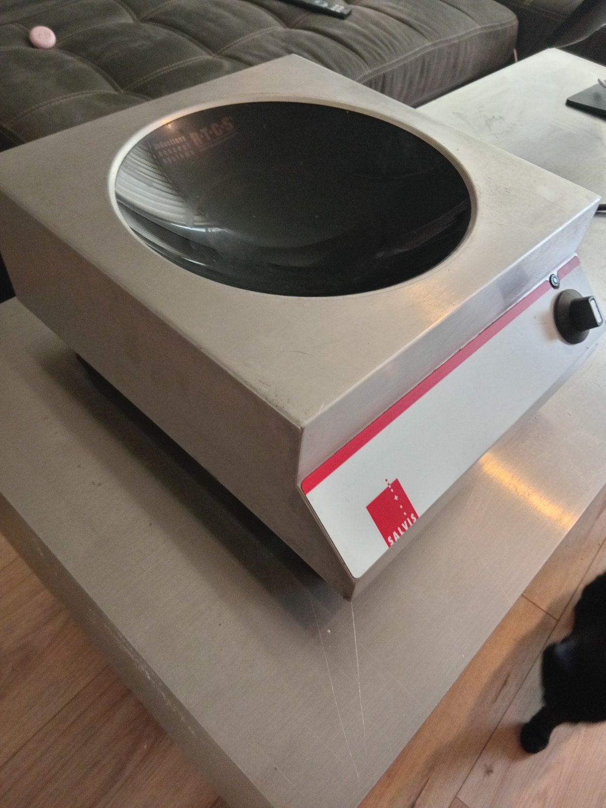 Salvis Inductie Wokbrander - Professionele Kookervaring, Minder dan 85 cm, 3 kookzones of minder, Ophalen of Verzenden, Zo goed als nieuw