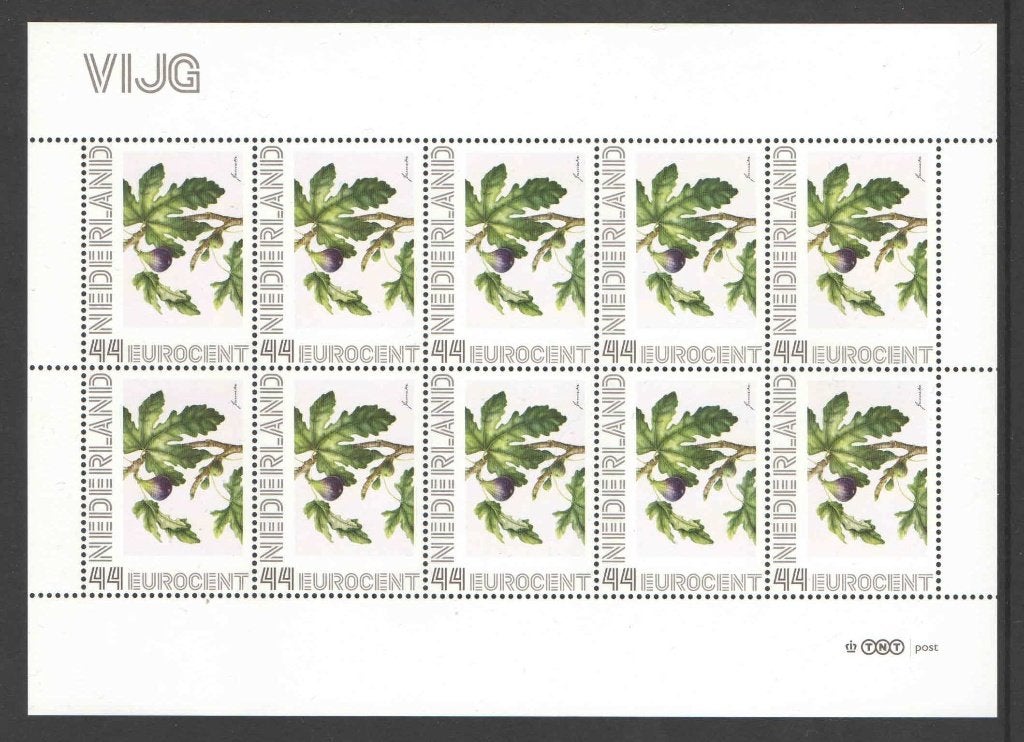 Bloemenpracht op postzegels: Vijg, Ophalen of Verzenden, Na 1940, Postfris